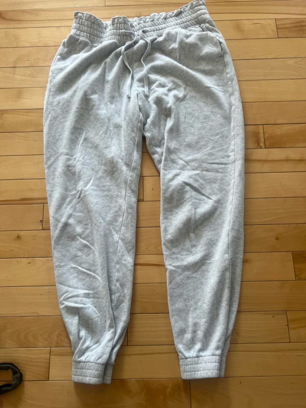 Hollister Light Gray Cuffed Jogger Sweatpants